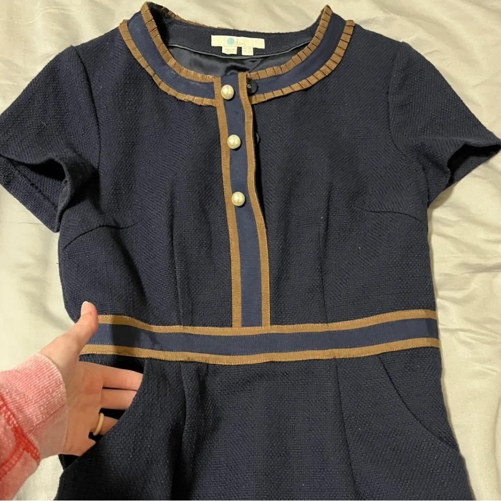 Boden Fabric Dress - Picture 6 of 7